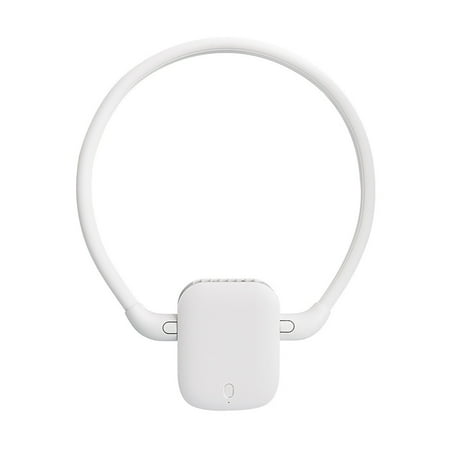 

USB Fan Hanging Mini Adjustable Neck Dual Fan for Home Office White