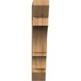 thumbnail image 2 of Ekena Millwork 4"W x 22"D x 22"H Balboa Slat Rough Sawn Bracket, Western Red Cedar, 2 of 4