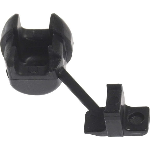 The Hillman Group Diameter Flat Strain Relief Bushing, 10-Pack , Black