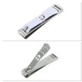 thumbnail image 5 of Unique Bargains 1 Set Portable Laugh Face Nail Clipper Kit for Women for Men Silver Tone White Pink, 5 of 7