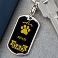 thumbnail image 6 of Kuvasz Keychain Stainless Steel or 18k Gold, 6 of 10