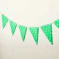 thumbnail image 4 of MERIGLARE Point Triangle Paper 10 Flags String Banner Pennant Decoration , New Green, 4 of 9