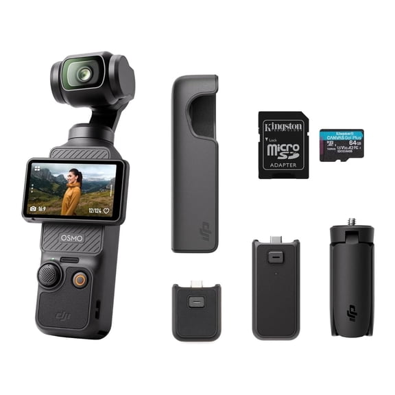 Pre-Owned DJI Osmo Pocket 3 Capture More Combo with 4K/120fps Video and 3-Axis Stabilization Vlogging Camera