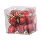 thumbnail image 5 of 12 adornos navideños con forma de corazón para árbol de Navidad, bolas navideñas, colgantes con dijes Rojo, 5 of 9