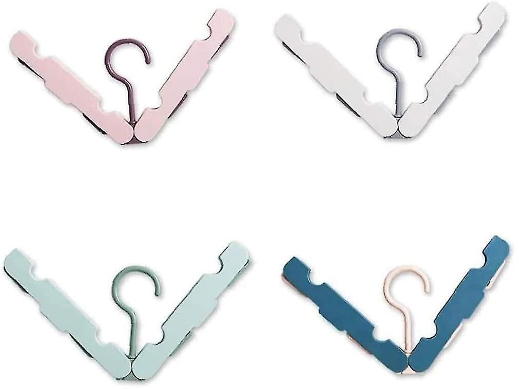 Cintres Pliables Voyage 12 Cintres Voyage Pliables - Anti-dérapants Et Compacts - Pour Maison, Hôtel, Camping Et Valise Cintres Classification Couleurs