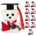 thumbnail image 1 of KAKOWELY 10 piezas de oso de peluche para decoración de graduación, muñeco de peluche para mesa., 1 of 4