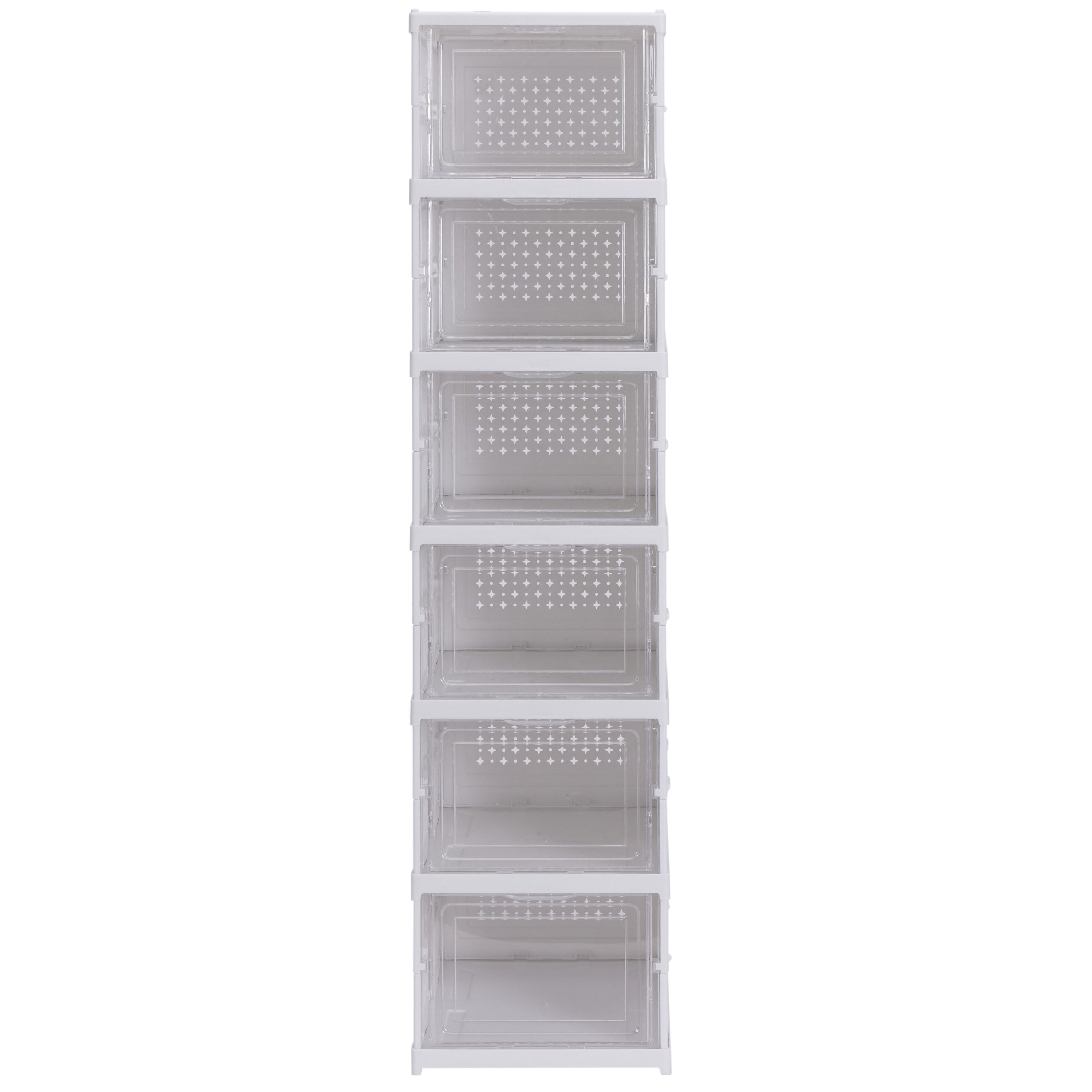 Organize It All Collapsible 6 Pair Shoe Organizer