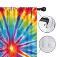 thumbnail image 4 of Blackout Kids Curtains,Colorful Rainbow Tie Dye Spiral Pattern Childrens Insulated Curtains Set Of 2,Bedroom Essentials,Toddler Room Decor 42"x63", 4 of 5