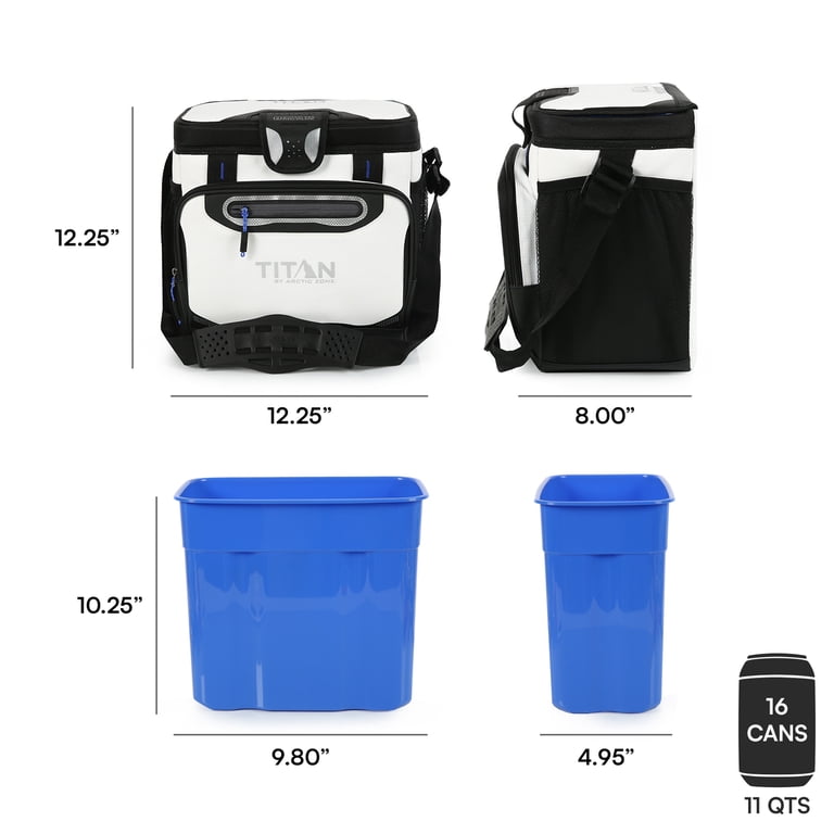 Titan by Arctic Zone 16 Can Zipperless Soft Cooler, 11 Quart