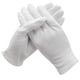 thumbnail image 1 of EeaseMX 12 pares de guantes de algodón blancos resistentes al desgaste, en una bolsa, guantes de trabajo de etiqueta (grosor medio, talla L), 1 of 8