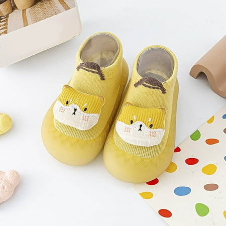 

Ã£ÂÂYilirongyummÃ£ÂÂ Baby Shoes Boys Girls Animal Cartoon Socks Shoes Toddler Warmthe Floor Socks Non Slip Prewalker Shoes