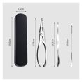 thumbnail image 2 of Seafood Tool Set Crustacean Set Stainless Steel Including Storage Box Lobster Cracker Lobster Pick Spoon Shrimp Tool, 2 of 7