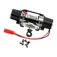 thumbnail image 2 of Cabrestante de Metal de doble Motor RC, escala 1/10, cabrestante modelo RC, accesorios DIY, piezas atractivas, regalos para adultos, cabrestante sobre negro Hugo cabrestante de coche rc, 2 of 8