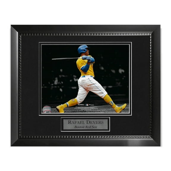 Rafael Devers Unsigned Photograph Framed to 11x14