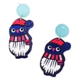 thumbnail image 2 of Navidad Stud Pendientes Dibujos Animados Cuelga Creativo Sweet Sweet Stud Pendientes Joyería para La de Cumpleaños Chica de Acción de Gracias D 0.91 × 2.17 pulgadas, 2 of 6