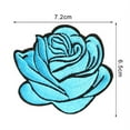 thumbnail image 3 of Zhaomeidaxi 8PCS Rose Flowers Patches Floral Cloth Paste Embroidered Sewing On Patch Ornaments for Clothes Sewing Fabric Applique Accessory DIY Craft, 3 of 6