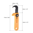 thumbnail image 2 of Unique Bargains Retractable Utility Knife, Box Cutter Letter Opener Pocket Knives, Yellow, 2 of 5