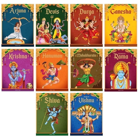 Indian Mythology for Children Tales from Indian Mythology: Collection of 10 Books, (Paperback)