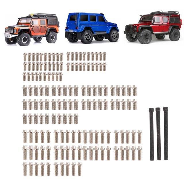 Tornillos Para Cubo De Rueda RC, Kit De Tornillos Para Llanta De Rueda RC M2 M2.5 M3 A Prueba De óxido Para Coche RC 1/8 1/10 1/12 1/16