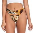 thumbnail image 1 of Fotbe I Love Fall Most Of All Tanga Sin Costuras para Mujer con Estampado – Panties Invisibles, Transpirables y Cómodos para Uso Diario-XX-Large, 1 of 6