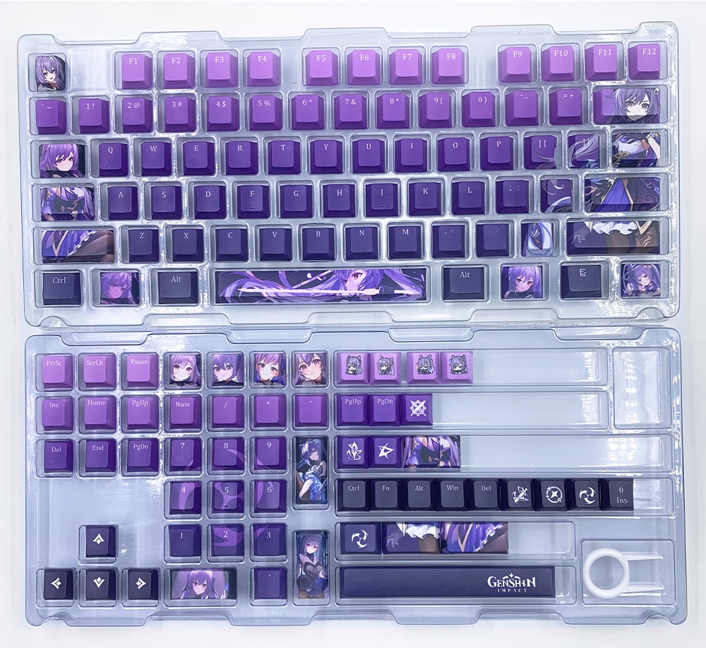 Glacier Genshin Impact PBT Dye-Sublimation Cherry Profile Full Keycaps Set
