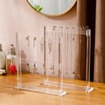 thumbnail image 2 of Acrylic necklace earring stand holder jewelry display case hanging earing organizer bracelet stamds jewellery holders shelf claer necklace stand, 2 of 6