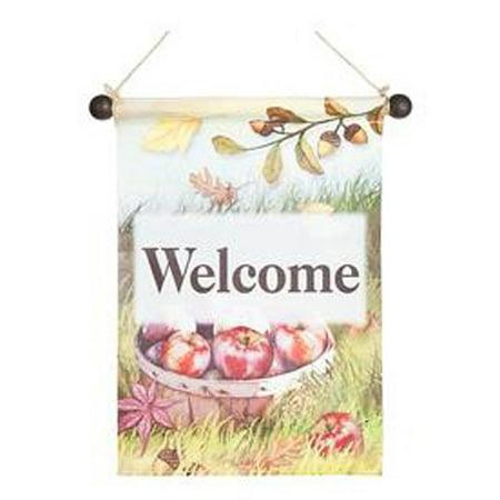 Autumn's Bounty Welcome Banner by Ganz (16 Inch)
