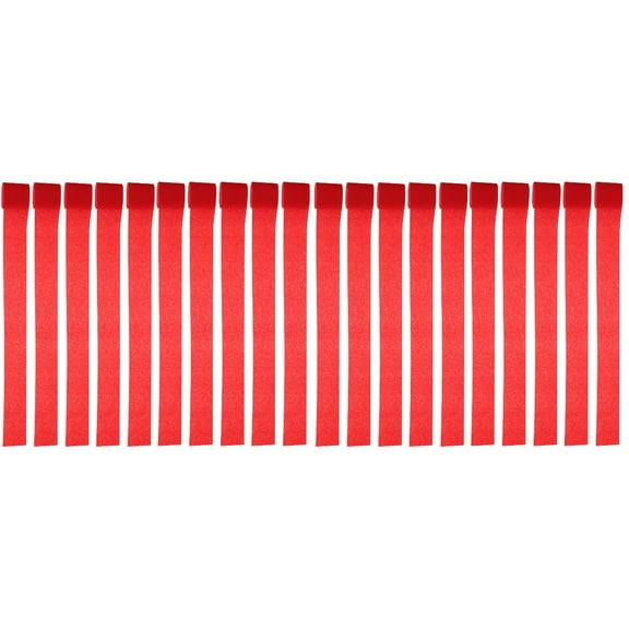 WORGEOUS 20 Rolls  Solid Color Crepe Paper Streamers Decorative Party Paper Streamers