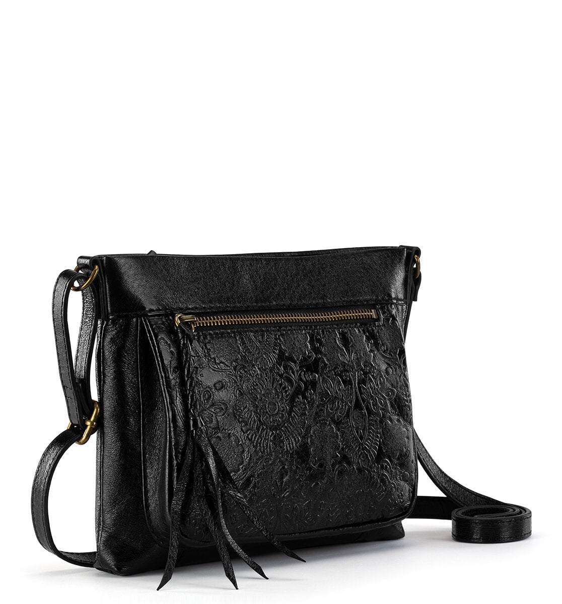The Sak Sanibel Leather Mini Crossbody Leather