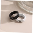 thumbnail image 4 of LOLIPPYY 1Pair Couple Wedding Bands with Delicate Design Assorted Color Finger Rings, 4 of 8