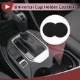 thumbnail image 3 of Accesorios de Interior para Coche, Juego de 2 Pcs de Posavasos para Tazas Universal Antideslizante Color Negro, 3 of 6