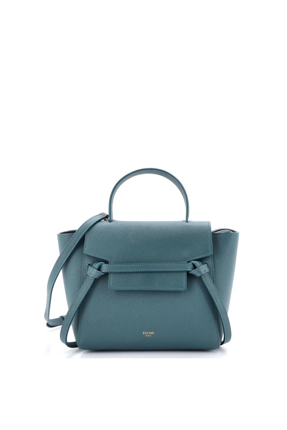 Pre-Owned Belt Bag Textured Leather Nano By Rebag