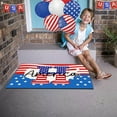 thumbnail image 2 of Kwasome Outdoor Carpet 60X40Cm 4Th Of July Star Stripe Prints Floor Mat Patriotic Entrance Front Door Rug 4Th Of July Decorations Outdoor, 2 of 5