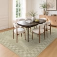thumbnail image 4 of Fnova 8x10 Washable Leaping Cheetah Print Area Rug, Leopard Checkered Non-Slip Low Pile Carpet for Home Office, Kitchen, Oeko-Tex Certified, Beige, 4 of 13