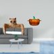 thumbnail image 2 of Porta Rollo De Papel Higiénico Con Forma De Calabaza Y Plato De Dulces De Cristal Con Tapa, Organizador De Dibujos Animados Para La Cocina Del Hogar Y Tarro De Galletas., 2 of 8