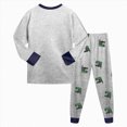 thumbnail image 6 of Kaprioy Boys Pajamas Boys Pajamas Dinosaur Kids Pjs Sets Cotton Toddler Long Sleeves Sleepwear, 6 of 9