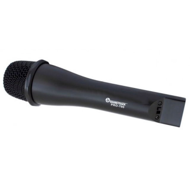 Micrófono SOUNDTRACK PRO-700 Alámbrico Mano Multiusos Unidireccional Alta sensibilidad Negro
