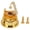 Golden, variant on Rupoun Thickened Round Cup Shaped Metal Guitar Stereo Output Socket Jack for TL Electric Guitar Replacement Parts with 2 Screws, Golden, 1.57 x 2.36 inches (4 x 6 cm)