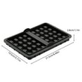 thumbnail image 2 of BinKFF Silicone Waffle Mold, Cavities Waffle Baking Mold Set, Silicone Square Baking Tray, for Cakes Crafts & Soaps Non Stick High Temp Resistant Durable Reusable & Dishwasher Safe, 2 of 8