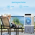 thumbnail image 4 of TABU Evaporative Air Cooler, 3900 CFM Swamp Cooler with 11.9 gal Tank, 7H Timer, Remote Control,Grey, 4 of 8
