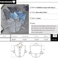 thumbnail image 3 of YooGuoGuo Striped Detachable Fake Collar Half Shirt Blouse Dickey Collar Faux False Collar Elegant for Women Girls, 3 of 4