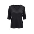 thumbnail image 4 of Women's T Shirts JIANLAI V-Neck Breathable Short-Sleeved Shirt, Loose-Fit Style Casual and Lightweight T-Shirt, Lady’s Five-Button Blouse, Basic T-Shirt XS-3XL, 4 of 8