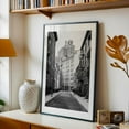 thumbnail image 5 of Gay Street 02 B&W - Manhattan New York Photography Black Framed Wall Art Print 12 x 18 inches, 5 of 8