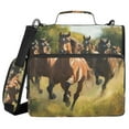 thumbnail image 2 of Circular Folder Package 13.6*3.5*12.4 Inches ,Binder Bag，Binder Organizer，Zipper Binder，3 Ring Binder ,Suitable for Work Galloping Steeds, 2 of 8