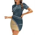 thumbnail image 1 of Apollo 11 Landing Module Flare Dress Square Neck Dress Elegant Female Fashion Printed Dress Space Spaceship Satellite Jupiter, 1 of 5