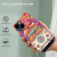 thumbnail image 3 of COMIO Retro 70s Flowers Rainbow Sunrays Phone Case Compatible with iPhone 14 Pro, Hippie Peace Sign Bus Cover for Teens Men Women, Trendy Cool Case Cover for iPhone 14 Pro, 3 of 4