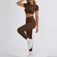 thumbnail image 4 of Pantalon de Yoga pour Femmes Taille Haute Élastique Entraînement Physique 1 Pce, 4 of 9