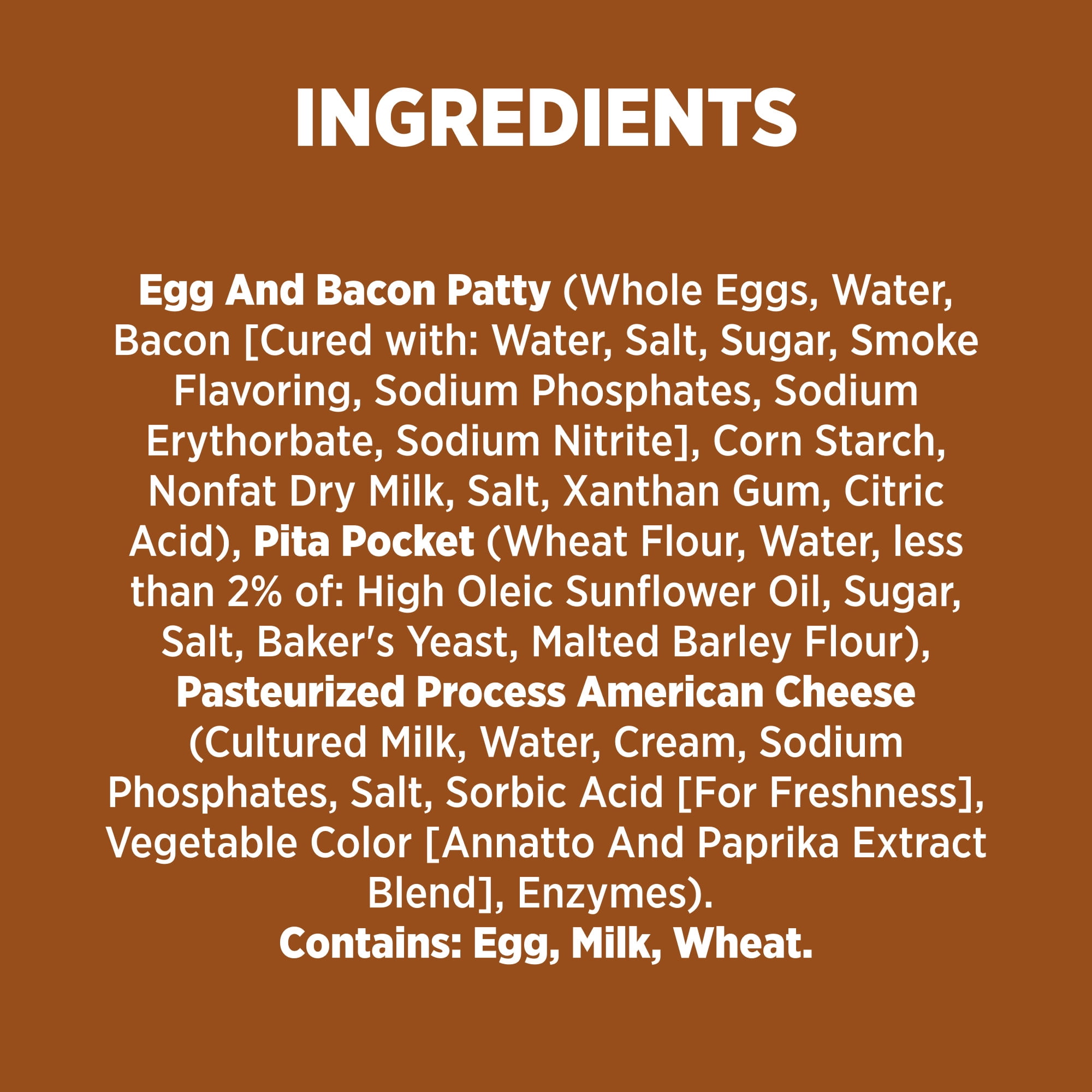 Sandwich Bros. Bacon, Egg & Cheese, Frozen Breakfast Sandwiches, 15 oz., 6-Count