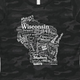 thumbnail image 4 of Inktastic Wisconsin State Word Salad Women's T-Shirt, 4 of 5
