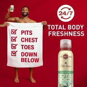 Old Spice Whole Body Deodorant for Men, Total Body Deodorant, Aloe + Rain, Aluminum Free Spray for 24/7 Freshness 3.5oz